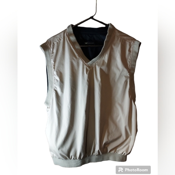 Wedge golf and Beyond reversible Med navy or beige vest - Picture 3 of 12